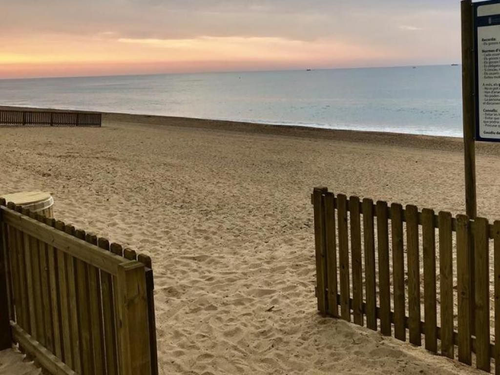 Playa de la Conca en Malgrat