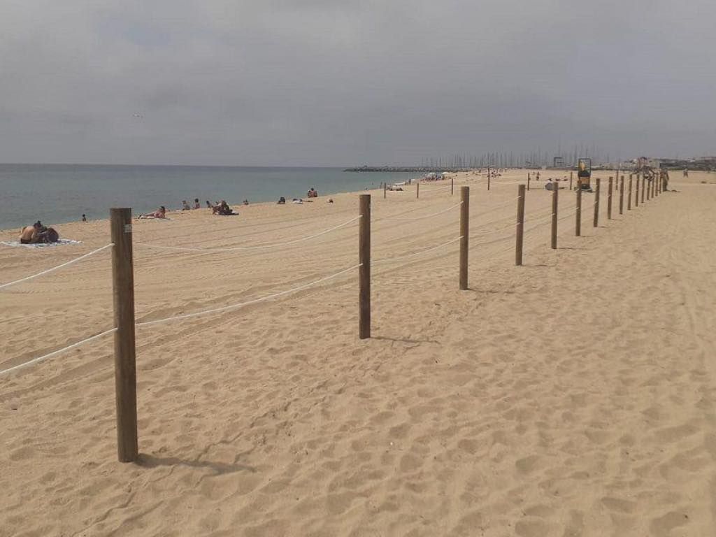 Playa Llevant en Premià de Mar
