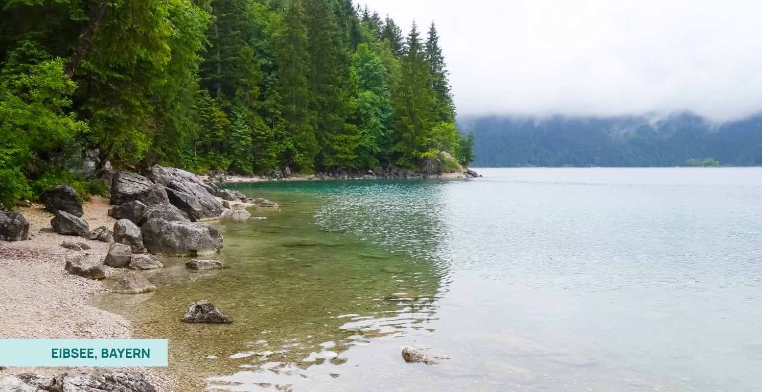 Eibsee in Bayern