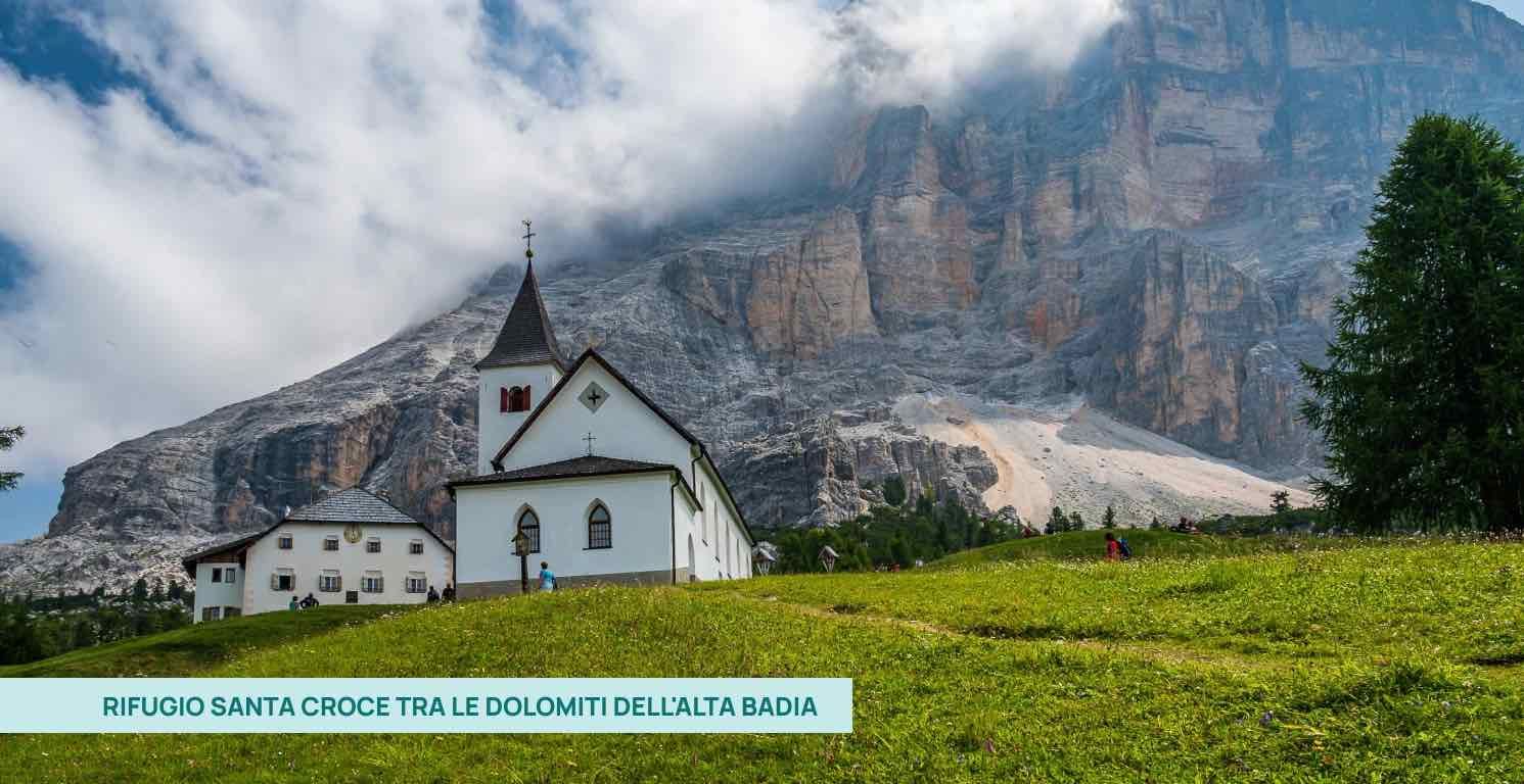 Rifugio Santa Croce tra le Dolomiti dell'Alta Badia